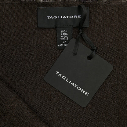 26-27AW TAGLIATORE “SCIARPA55” ヴァージンウール100% ロゴ総柄マフラー