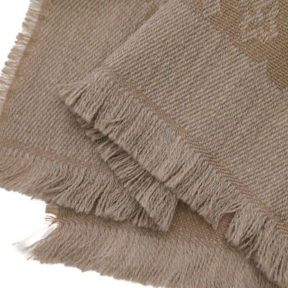 26-27AW TAGLIATORE “SCIARPA55” ヴァージンウール100% ロゴ総柄マフラー