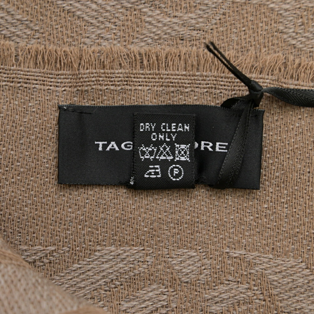 26-27AW TAGLIATORE “SCIARPA55” ヴァージンウール100% ロゴ総柄マフラー