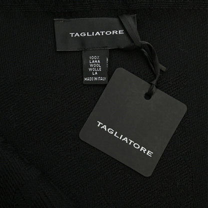 26-27AW TAGLIATORE “SCIARPA55” ヴァージンウール100% ロゴ総柄マフラー
