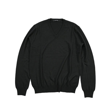 26-27AW TAGLIATORE “MICK” ヴァージンウール100% Vネックニットセーター