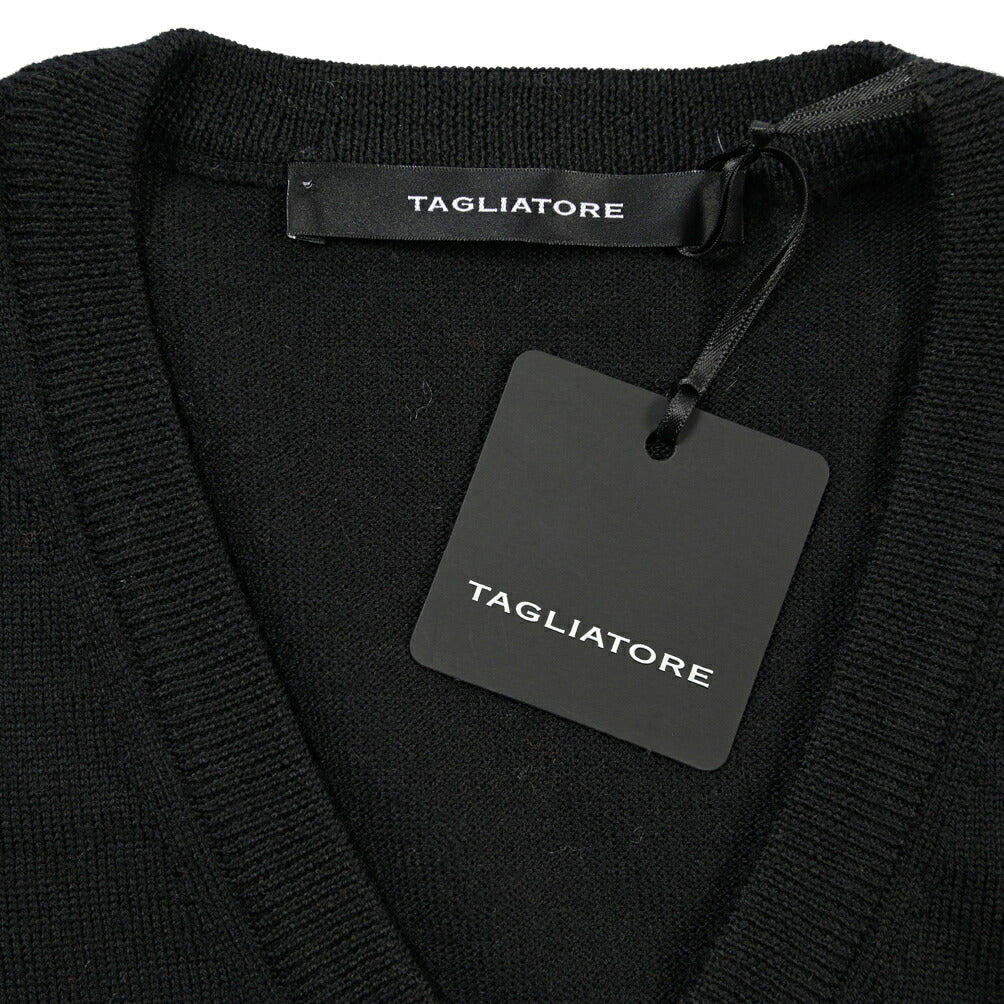 26-27AW TAGLIATORE “MICK” ヴァージンウール100% Vネックニットセーター