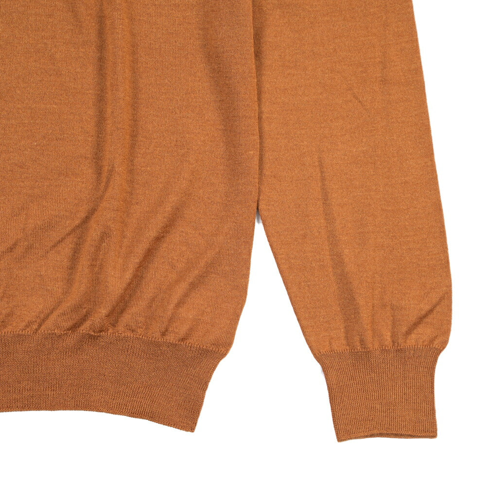 26-27AW TAGLIATORE “PALMER” シルク混ウール ハイゲージ長袖ニットポロシャツ