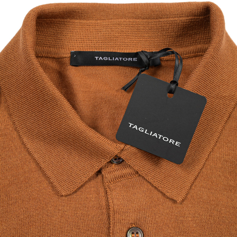 26-27AW TAGLIATORE “PALMER” シルク混ウール ハイゲージ長袖ニットポロシャツ