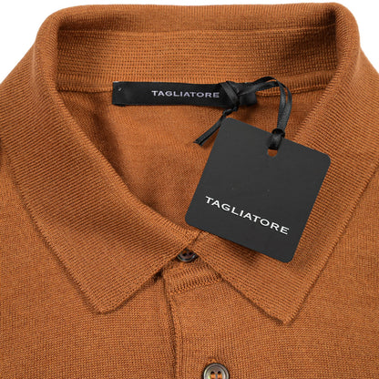 26-27AW TAGLIATORE “PALMER” シルク混ウール ハイゲージ長袖ニットポロシャツ