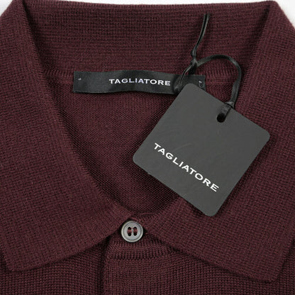 26-27AW TAGLIATORE “PALMER” シルク混ウール ハイゲージ長袖ニットポロシャツ