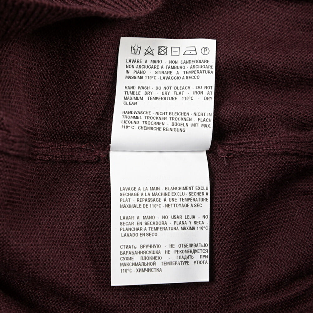 26-27AW TAGLIATORE “PALMER” シルク混ウール ハイゲージ長袖ニットポロシャツ