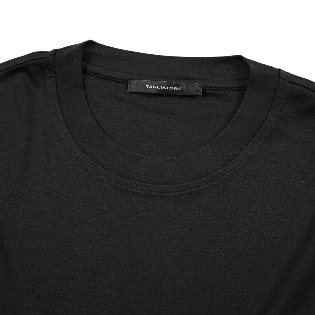 26-27AW TAGLIATORE “SAXE” コットン100% クルーネック半袖Tシャツ