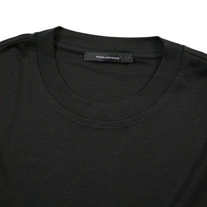 26-27AW TAGLIATORE “SAXE” コットン100% クルーネック半袖Tシャツ