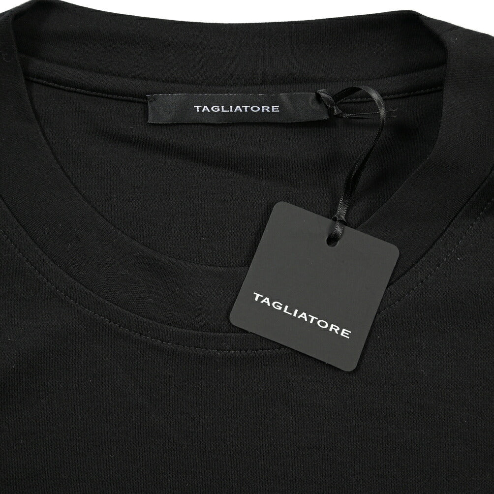 26-27AW TAGLIATORE “SAXE” コットン100% クルーネック半袖Tシャツ
