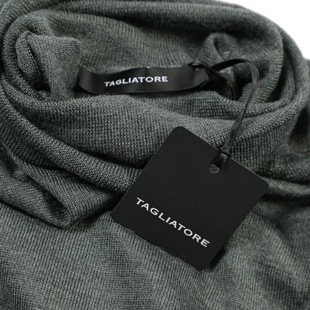 26-27AW TAGLIATORE “MIKE” シルク混ウール タートルネックニットセーター
