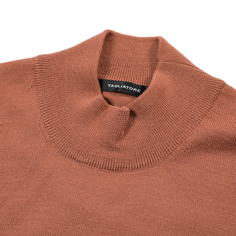 26-27AW TAGLIATORE “LIONEL” ヴァージンウール100% モックネックニットセーター
