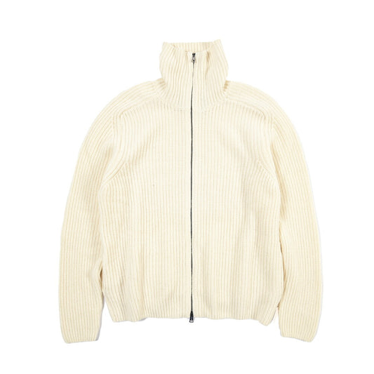 26-27AW TAGLIATORE “DUNDRET” ウールリブ ローゲージニットジップセーター