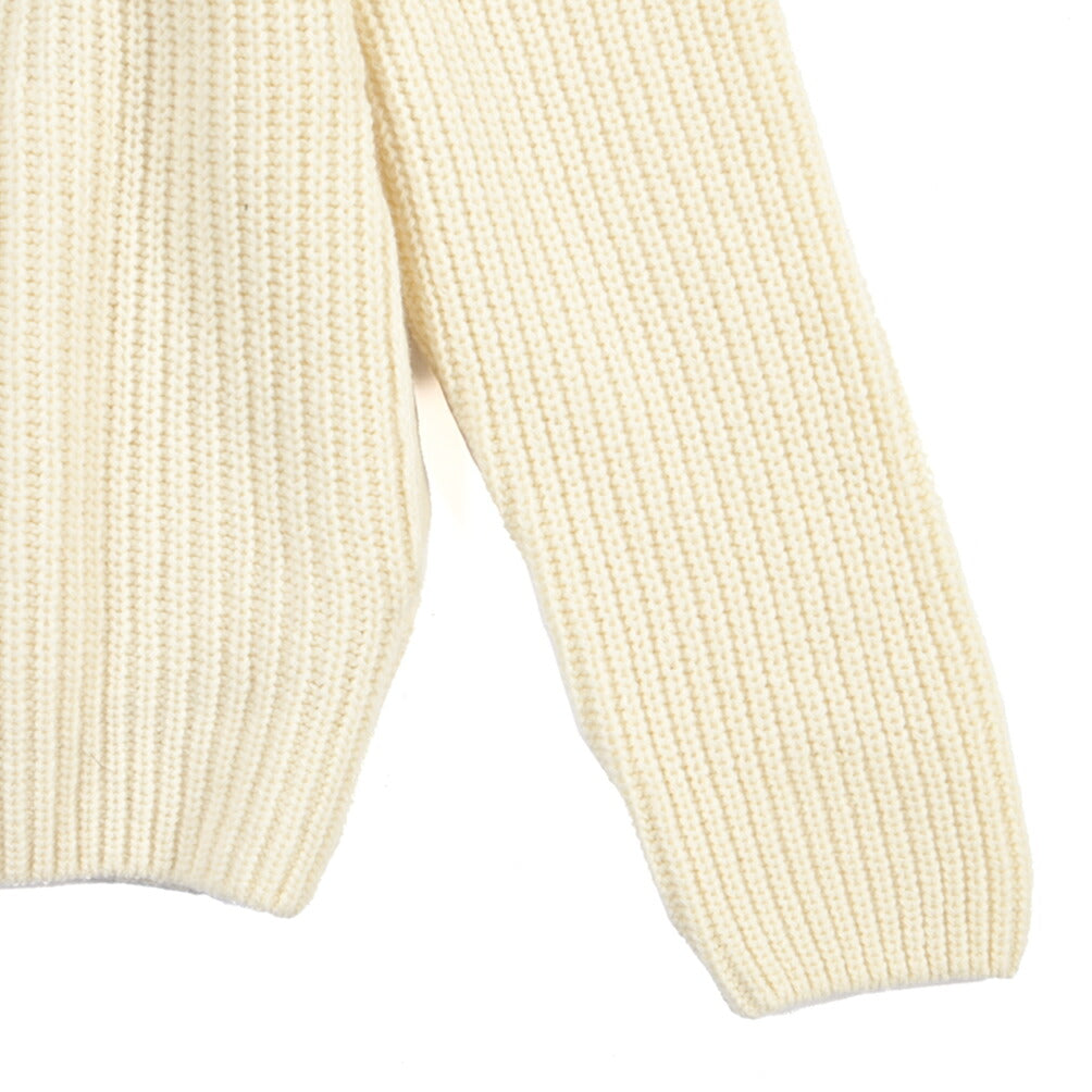 26-27AW TAGLIATORE “DUNDRET” ウールリブ ローゲージニットジップセーター