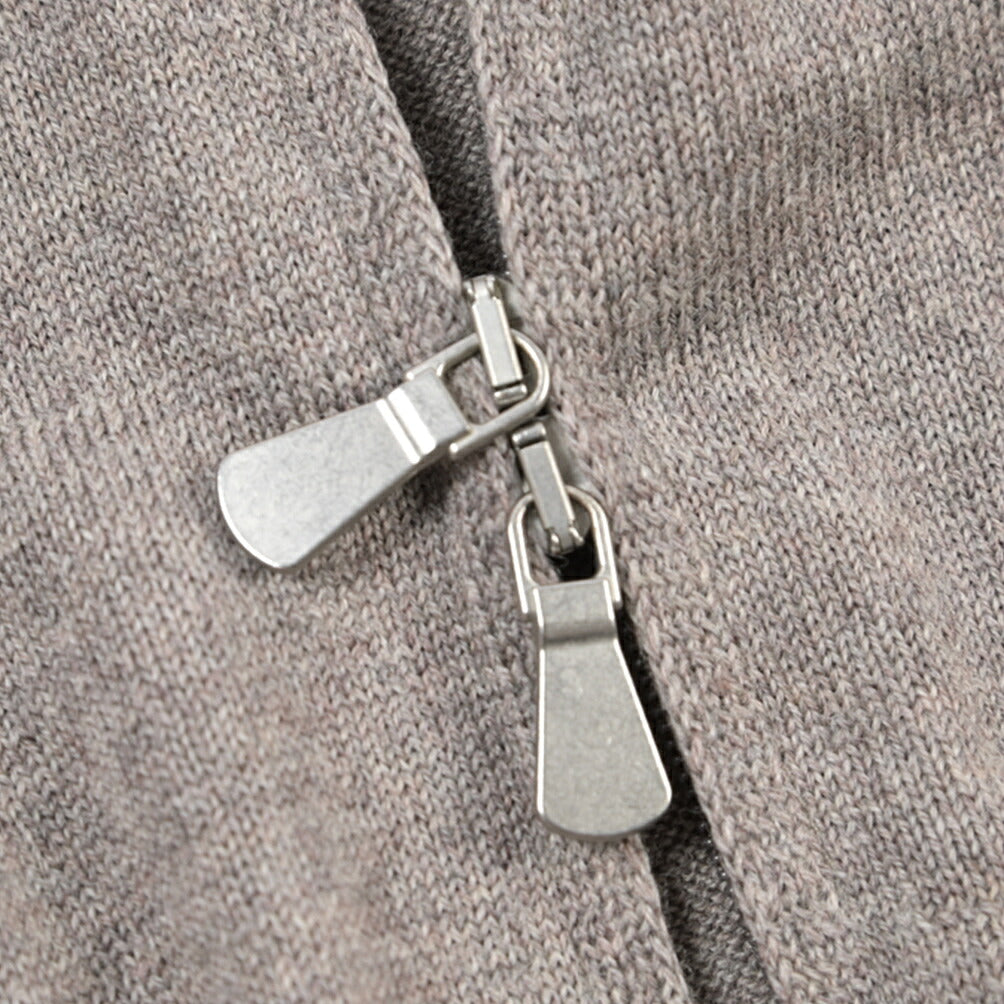 26-27AW TAGLIATORE “RAYMOND” ヴァージンウール100% ジップアップニットセーター