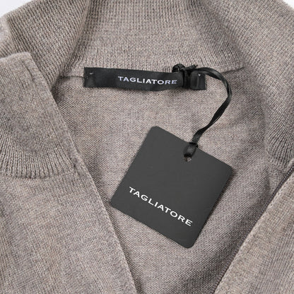 26-27AW TAGLIATORE “RAYMOND” ヴァージンウール100% ジップアップニットセーター