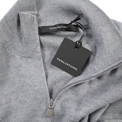 26-27AW TAGLIATORE “HOCHE” ヴァージンウール100% ハーフジップニットセーター