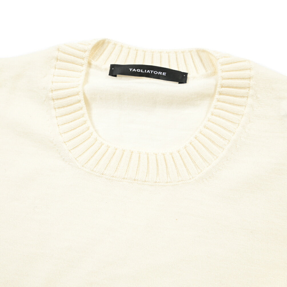26-27AW TAGLIATORE “HERMANN” ヴァージンウール100% ハイゲージニットセーター