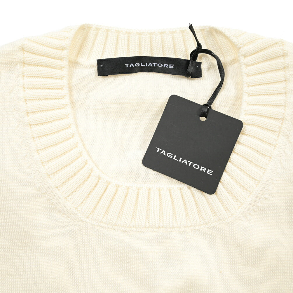 26-27AW TAGLIATORE “HERMANN” ヴァージンウール100% ハイゲージニットセーター