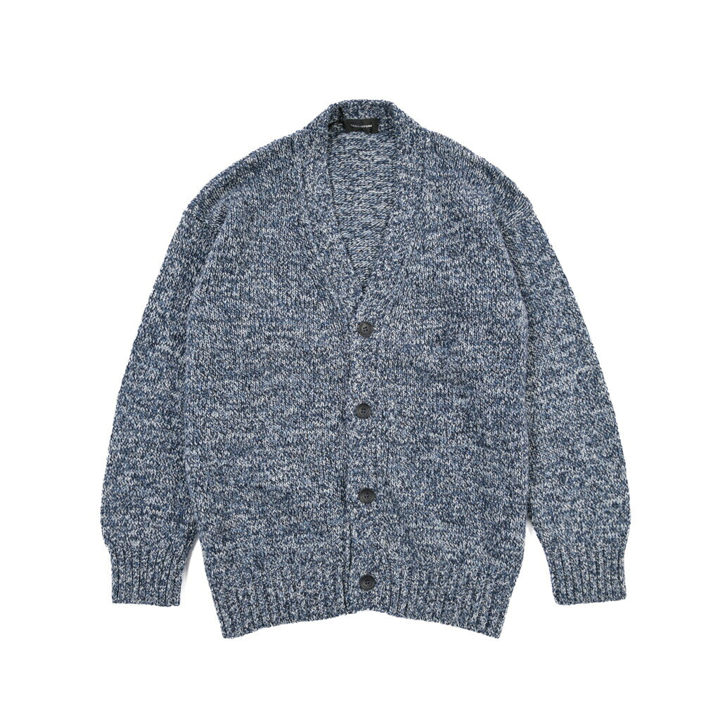26-27AW TAGLIATORE “STOTEN” シルク混ウール ローゲージメランジニットカーディガン