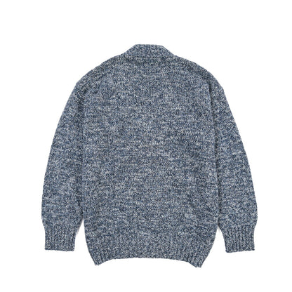 26-27AW TAGLIATORE “STOTEN” シルク混ウール ローゲージメランジニットカーディガン