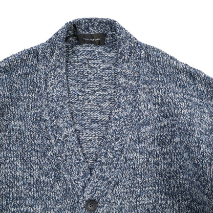 26-27AW TAGLIATORE “STOTEN” シルク混ウール ローゲージメランジニットカーディガン
