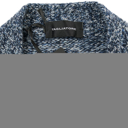 26-27AW TAGLIATORE “STOTEN” シルク混ウール ローゲージメランジニットカーディガン