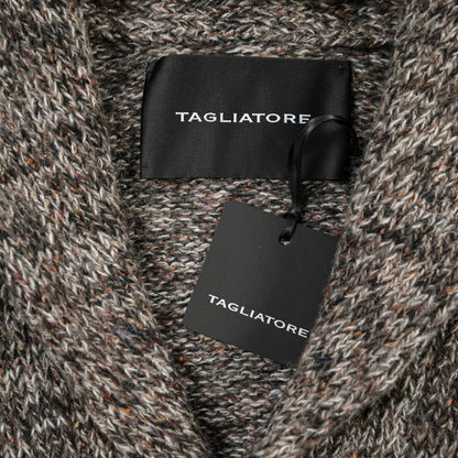 26-27AW TAGLIATORE “ROMME” シルク混ウール ローゲージショールカラーニットカーディガン