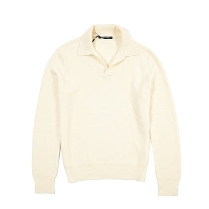 26-27AW TAGLIATORE “ZAYN” ヴァージンウール100% ミドルゲージニットポロ