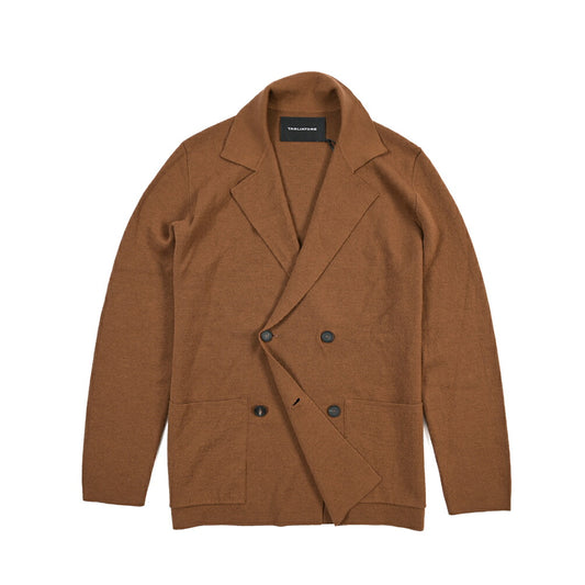 26-27AW TAGLIATORE “WILLOW” エクストラファインメリノウール100% 4Bダブルニットジャケット