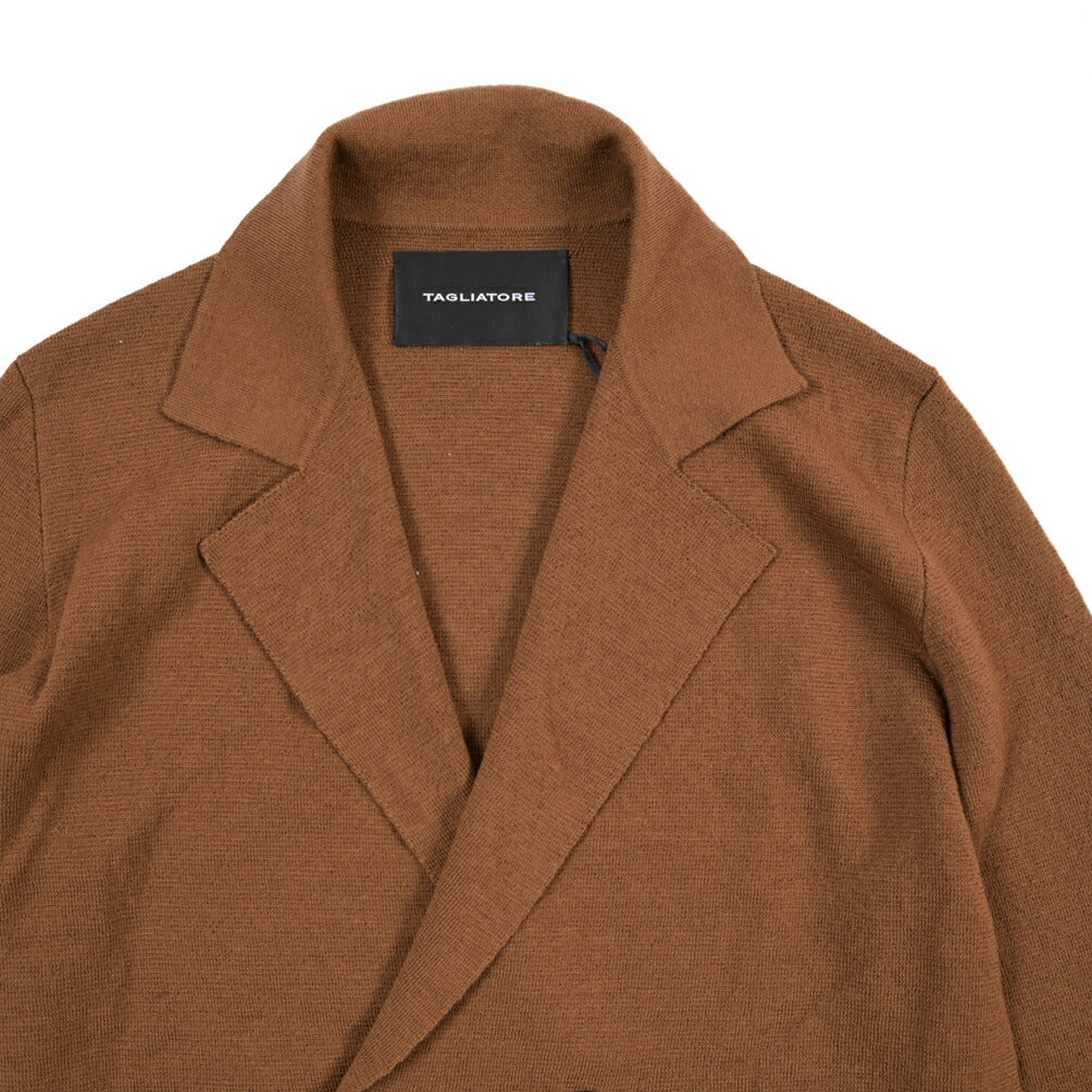 26-27AW TAGLIATORE “WILLOW” エクストラファインメリノウール100% 4Bダブルニットジャケット