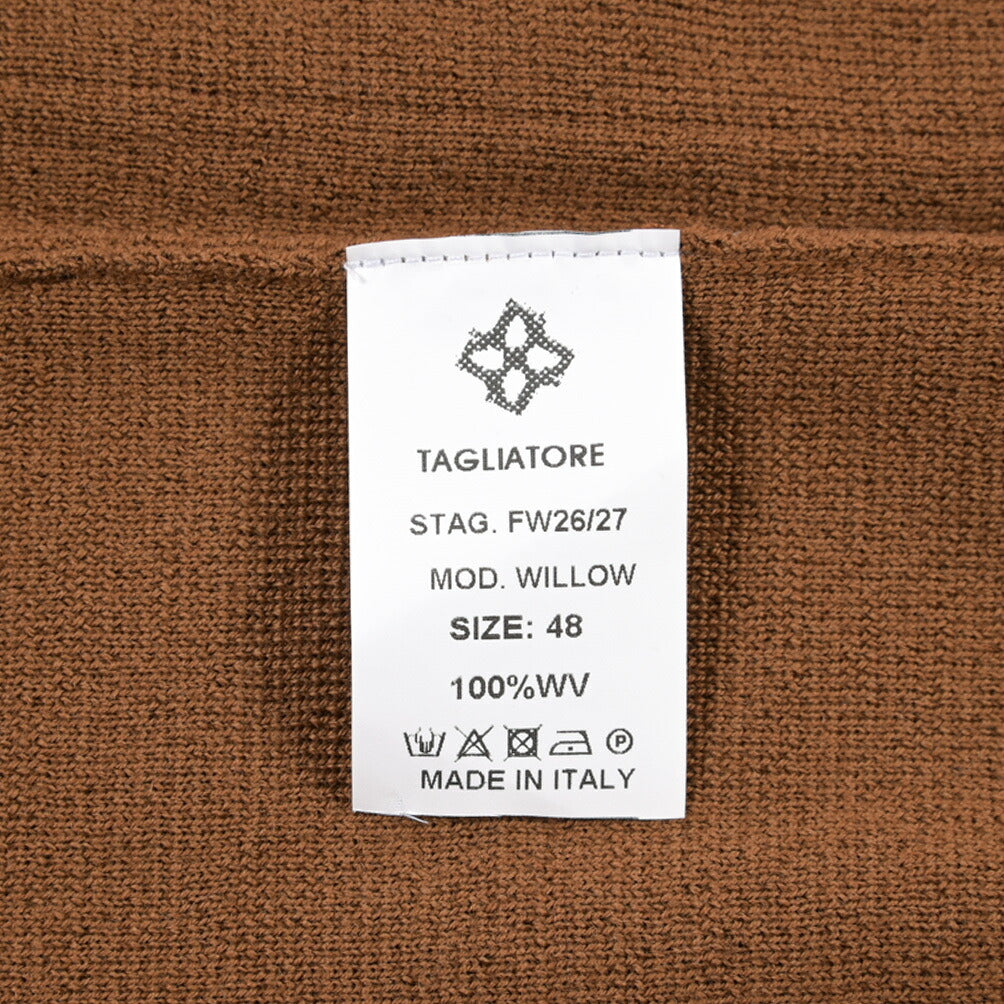 26-27AW TAGLIATORE “WILLOW” エクストラファインメリノウール100% 4Bダブルニットジャケット