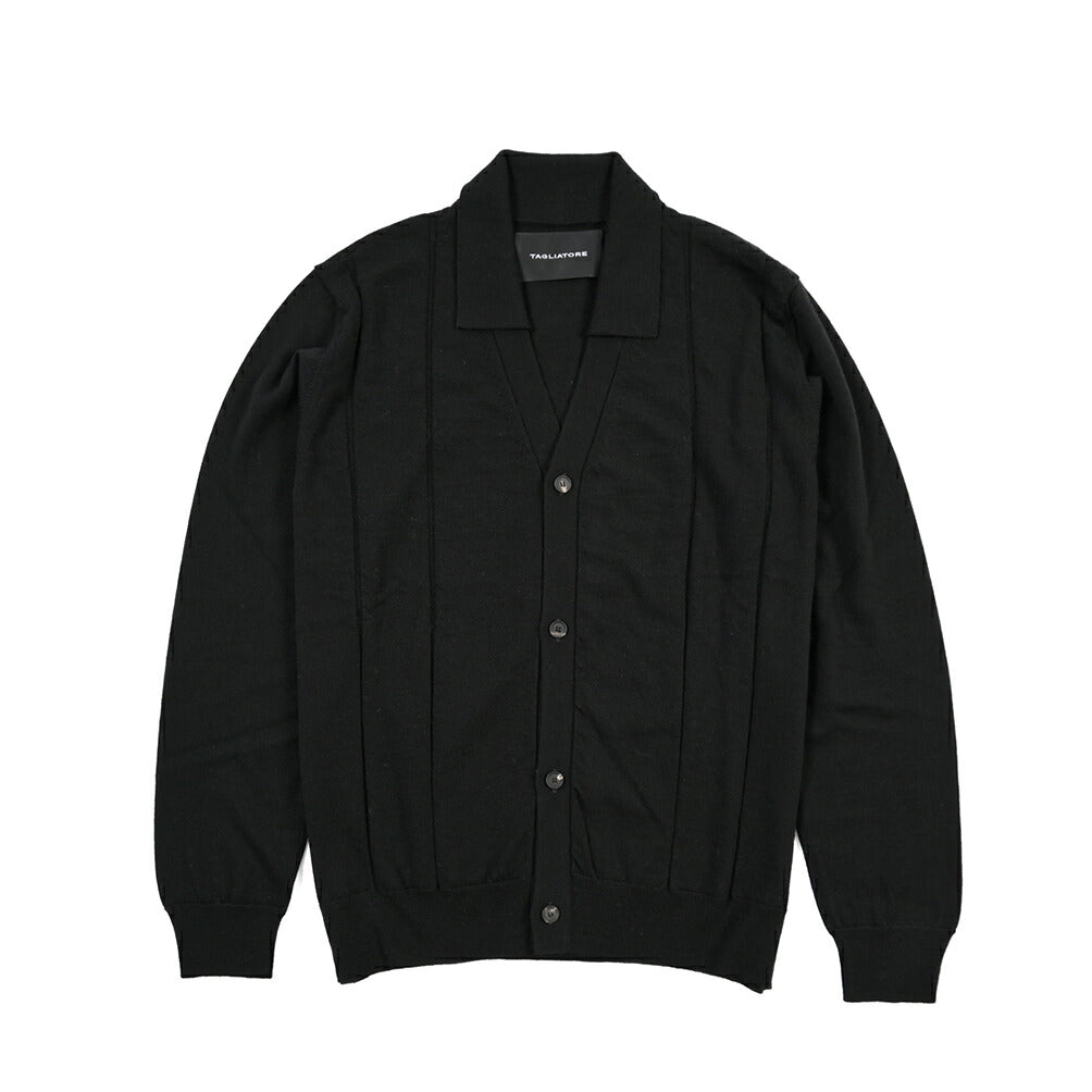 26-27AW TAGLIATORE “HORUS” エクストラファインメリノウール100% ニットカーディガン