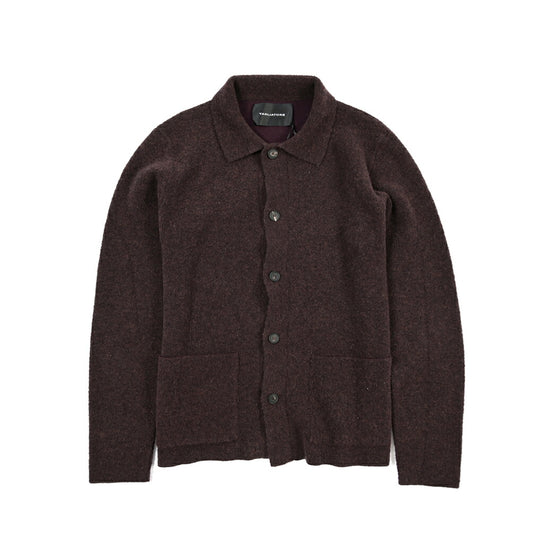 26-27AW TAGLIATORE “STOR” コットン混ウール ミドルゲージニットカーディガン