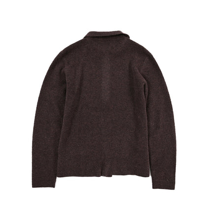 26-27AW TAGLIATORE “STOR” コットン混ウール ミドルゲージニットカーディガン