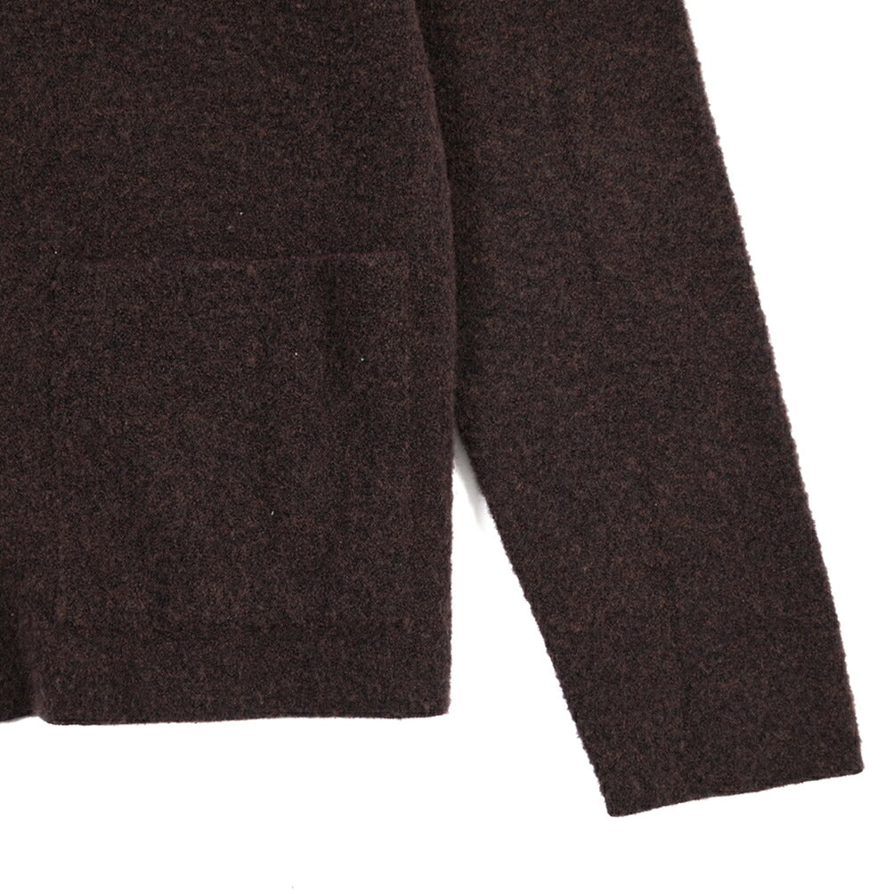 26-27AW TAGLIATORE “STOR” コットン混ウール ミドルゲージニットカーディガン
