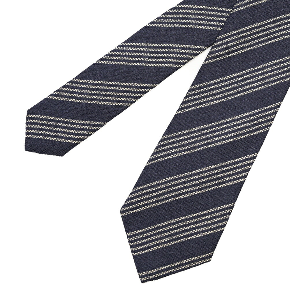 26-27AW TAGLIATORE ウール混シルク レジメンタルネクタイ