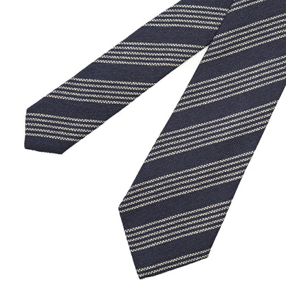 26-27AW TAGLIATORE ウール混シルク レジメンタルネクタイ