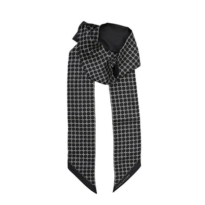 26-27AW TAGLIATORE シルク100% 幾何柄スカーフ