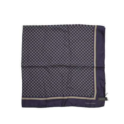 26-27AW TAGLIATORE シルク100% 幾何柄スカーフ