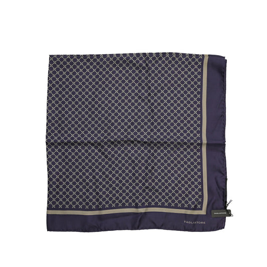 26-27AW TAGLIATORE シルク100% 幾何柄スカーフ