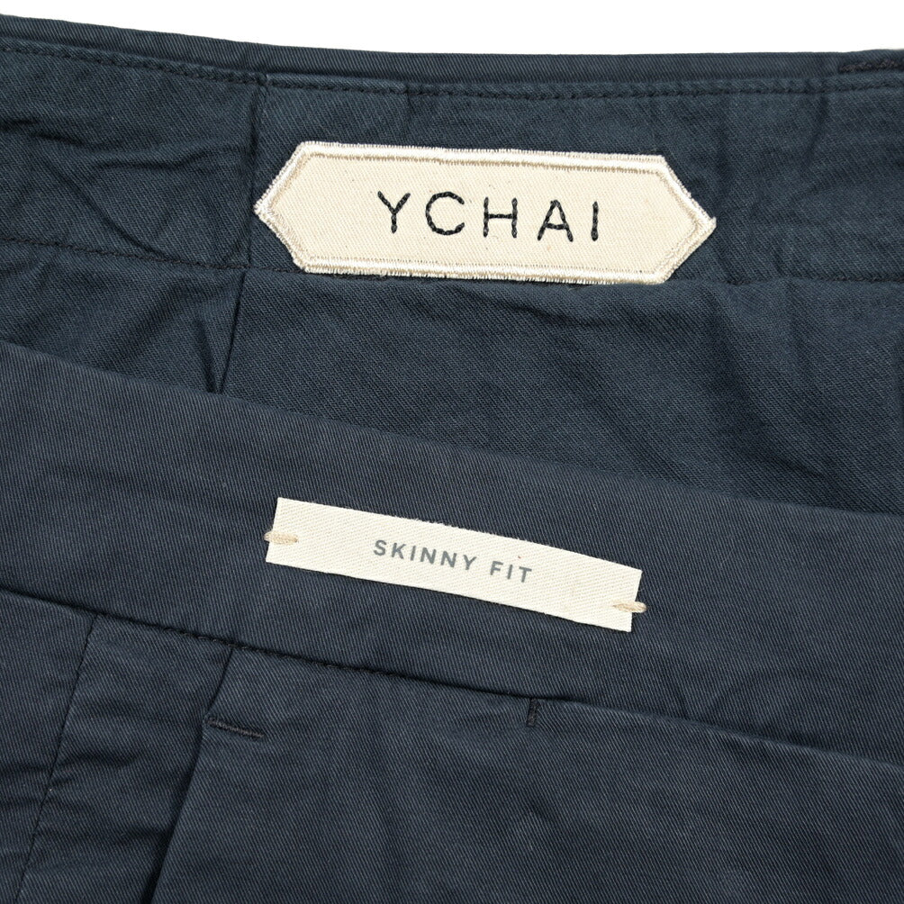 YCHAI “PANATELA” ストレッチコットン ノータックチノパンツ / SKINNY FIT