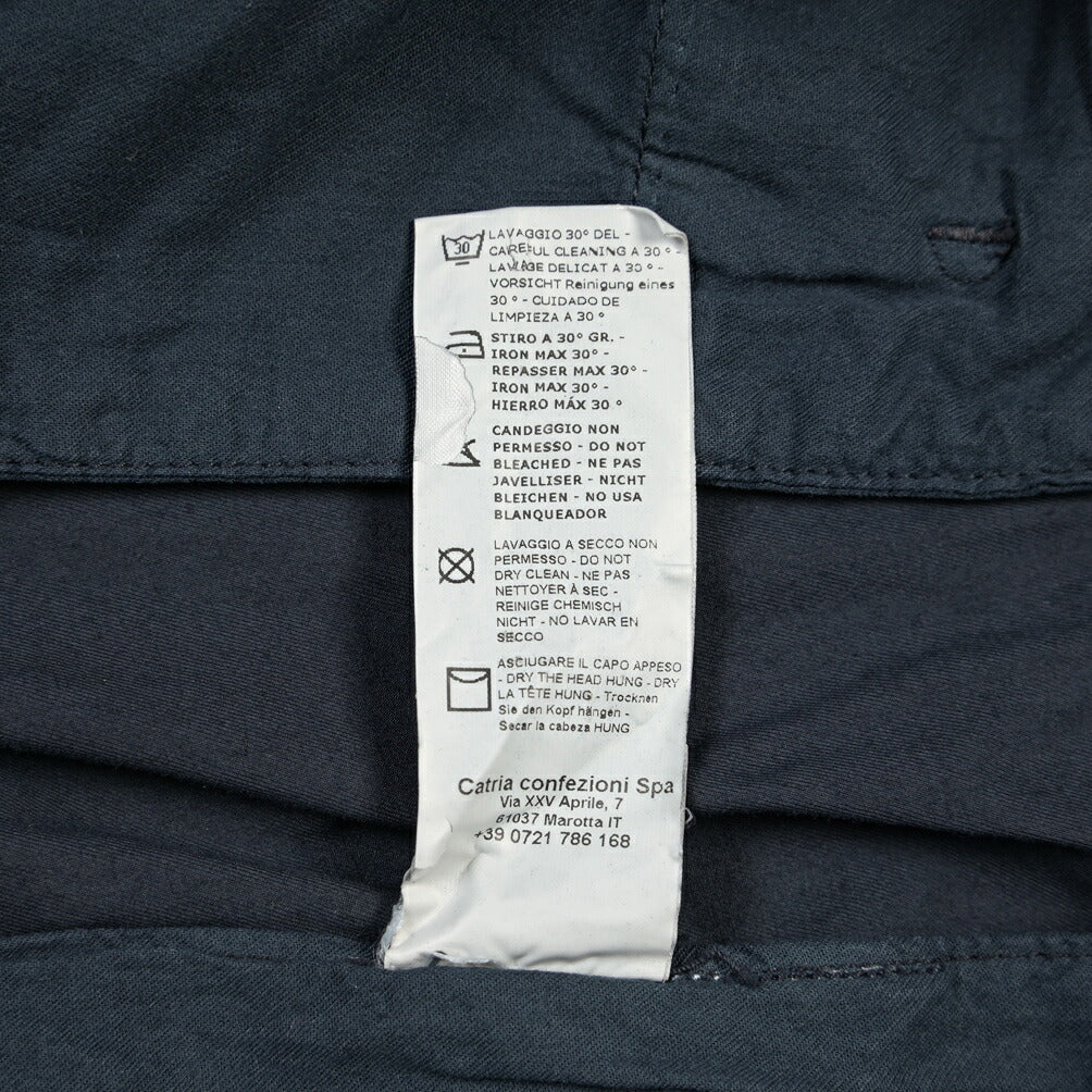 YCHAI “PANATELA” ストレッチコットン ノータックチノパンツ / SKINNY FIT
