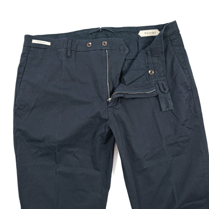 YCHAI “PANATELA” ストレッチコットン ノータックチノパンツ / SKINNY FIT