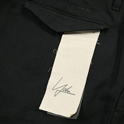 YCHAI “ROBUSTO” リネン混コットン ツータックスラックス / TAPERED FIT