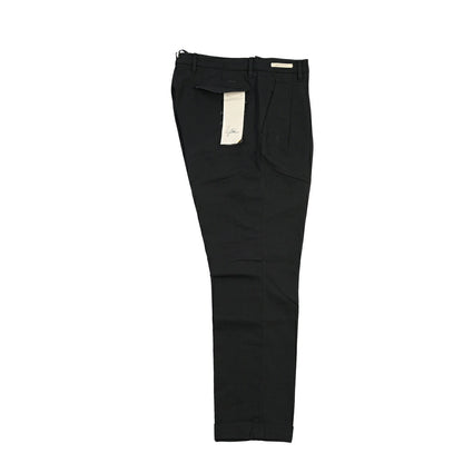 YCHAI “ROBUSTO” リネン混コットン ツータックスラックス / TAPERED FIT