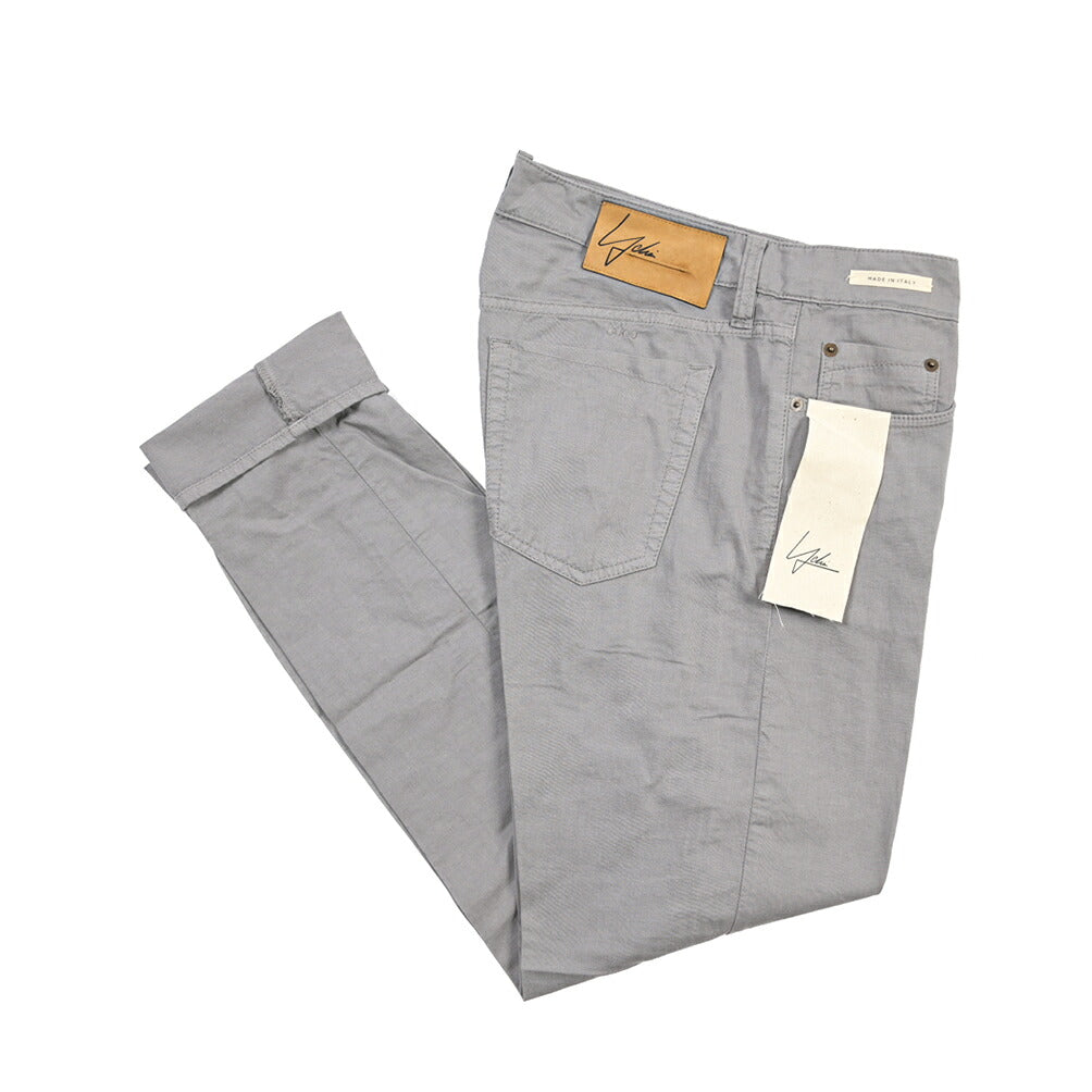 YCHAI “PANATELA” リネン混コットン 5ポケットカラーパンツ / SKINNY FIT