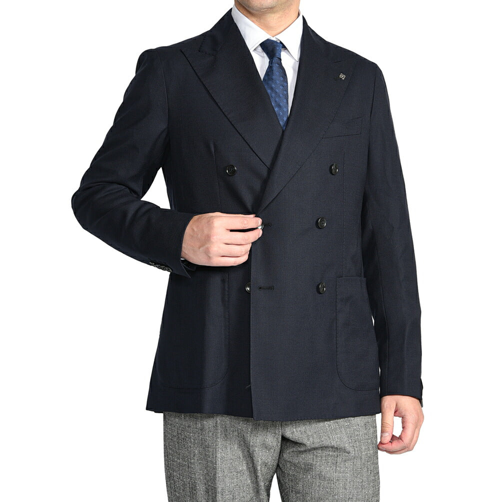 26-27AW TAGLIATORE “MONTECARLO” SUPER 110's ストレッチウール 6Bダブルテーラードジャケット