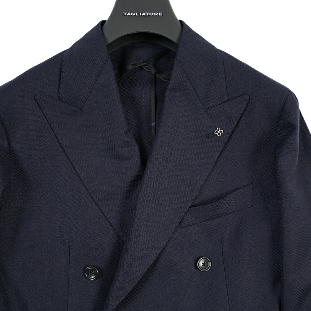 26-27AW TAGLIATORE “MONTECARLO” SUPER 110's ストレッチウール 6Bダブルテーラードジャケット