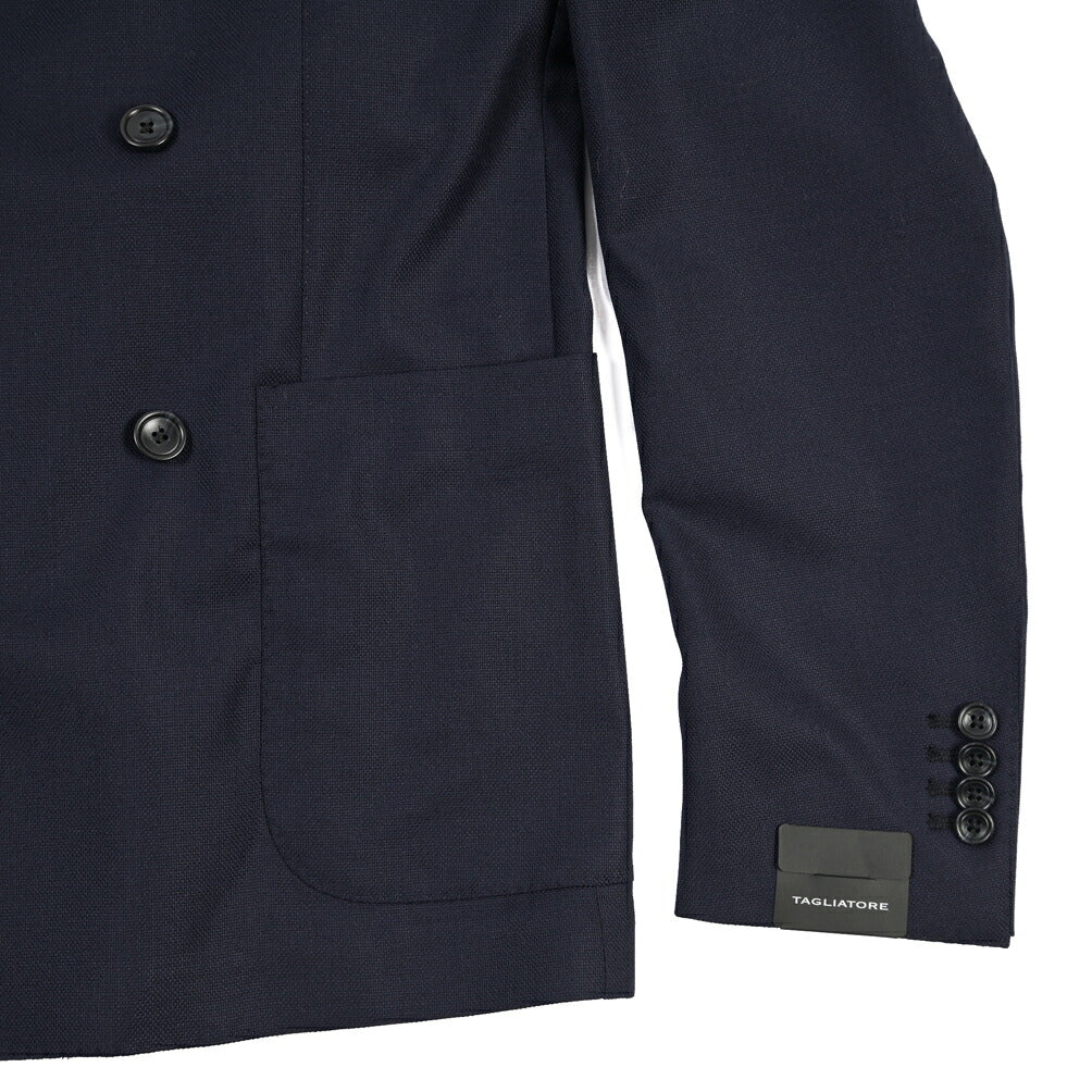 26-27AW TAGLIATORE “MONTECARLO” SUPER 110's ストレッチウール 6Bダブルテーラードジャケット